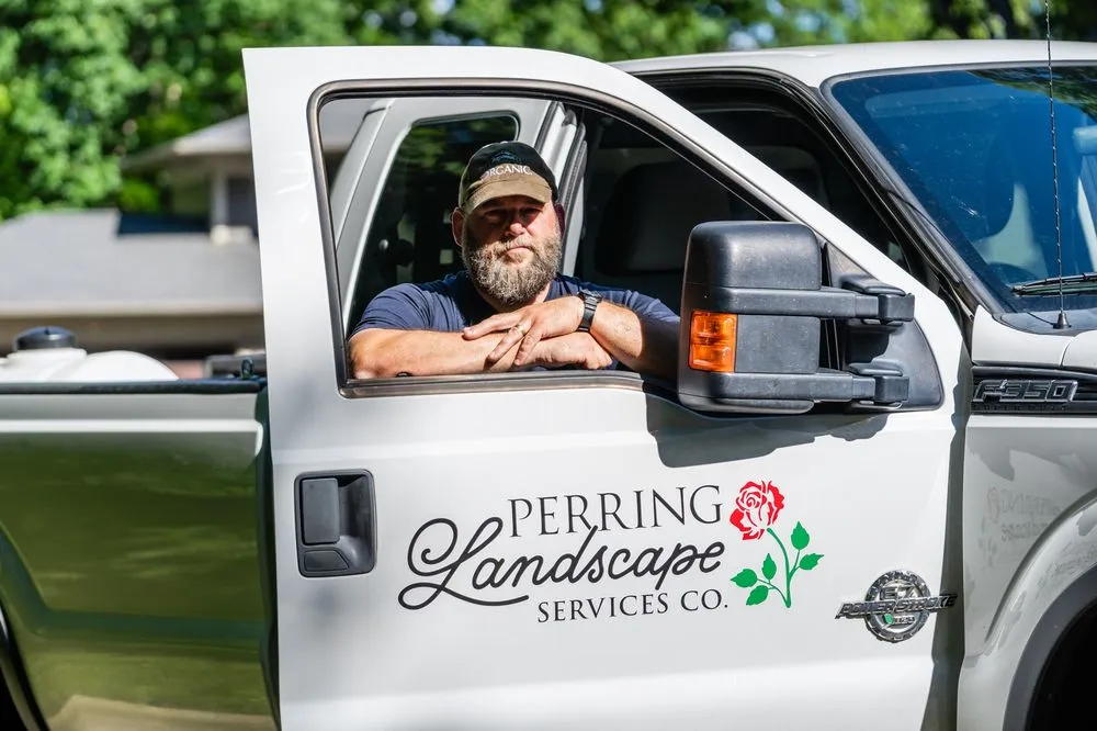 Custom yard cleanup service for residential properties in Dunlap, IL by Perring Landscape Services