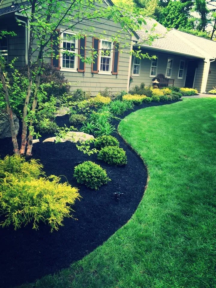 Custom garden landscaping for homes across Holden, MA - Perrone Landscaping