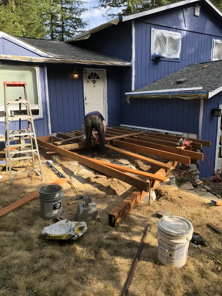 Custom landscape installation in North Bend, WA by Perryboy Construction