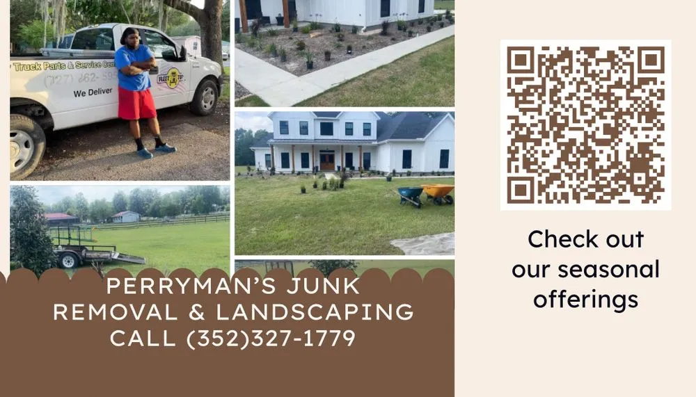 Top-rated lawn mowing service experts serving Gainesville, FL - Perryman’s Junk Removal and Landscaping