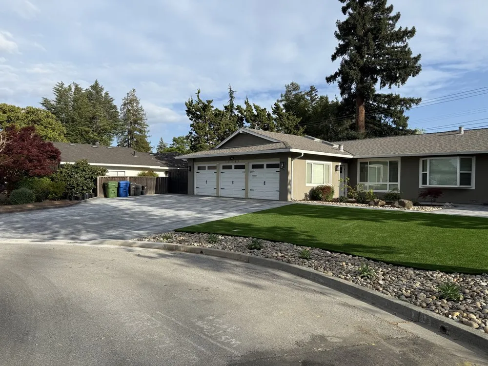 Reliable lawn mowing service with custom design in Sunnyvale, CA by Perry's Landscape Design