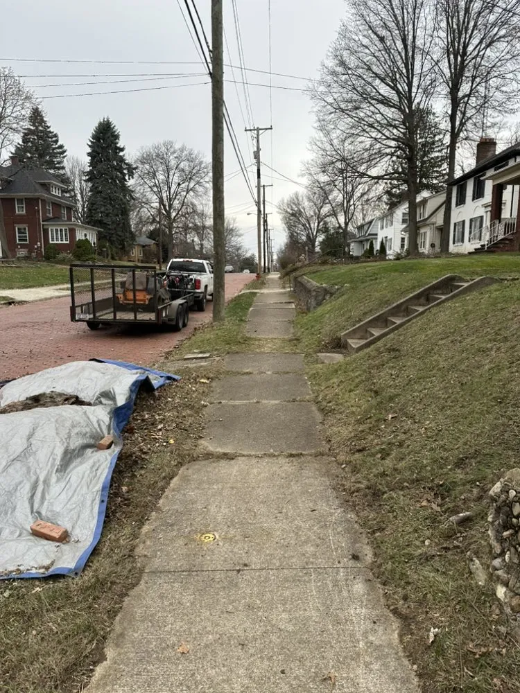Custom landscape installation in Akron, OH by Perry’s Landscaping