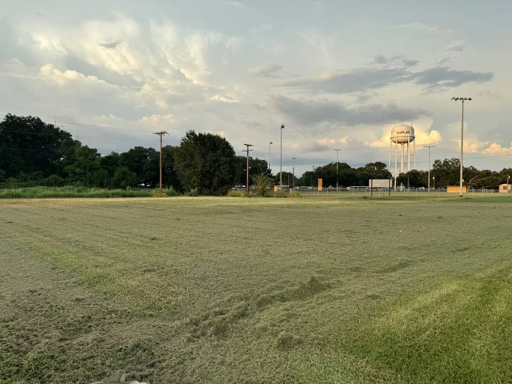 Custom landscape installation in Kaplan, LA by Perry’s Lawn Care
