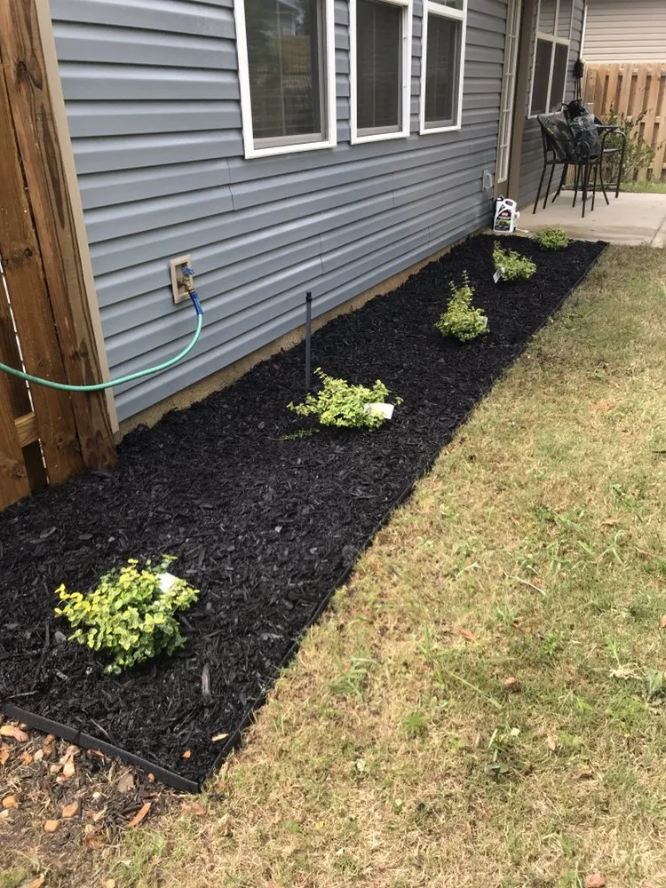 Custom garden landscaping for beautiful yards in Evans, GA by Personalized Lawn Care & Gardens