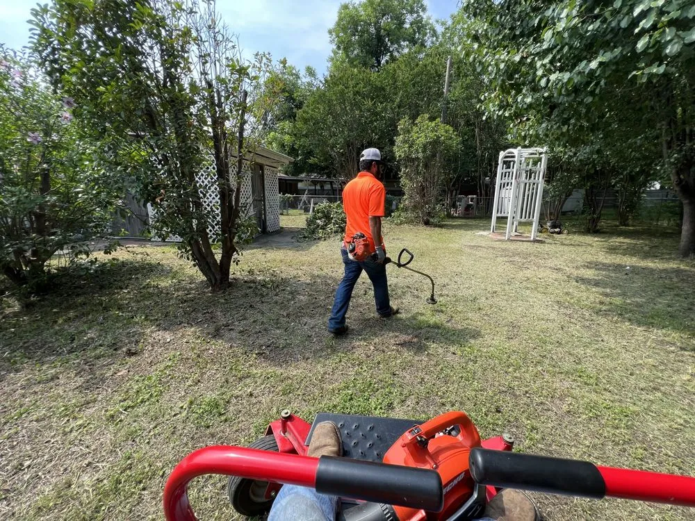 Professional landscaping services with custom design in Grand Prairie, TX by Pesina Landscaping