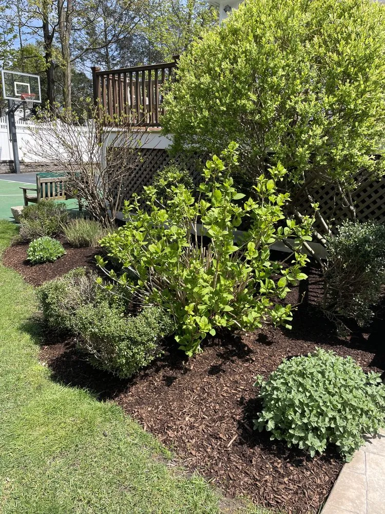 Expert residential landscaping in North Andover, MA by Peter Breen Bark Mulch