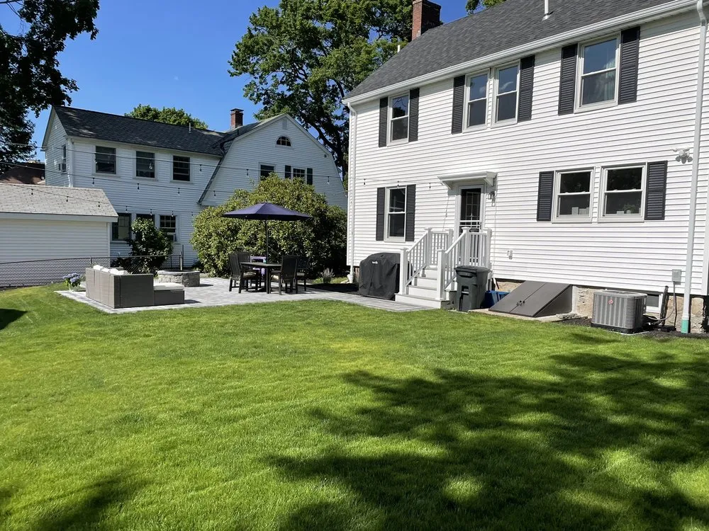 Local landscape design in North Andover, MA by Peter Breen Bark Mulch