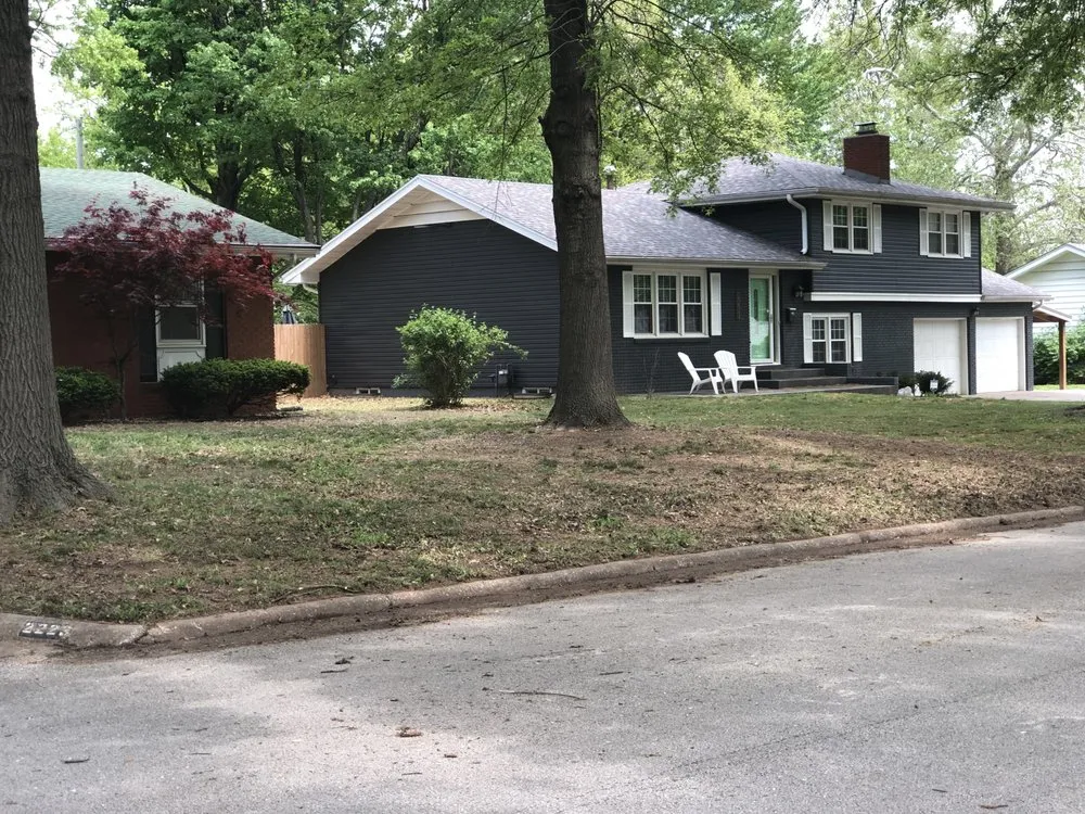 Custom landscape installation in Springfield, MO - Peters Painters and Lawn Care