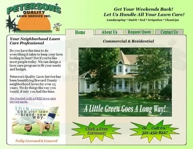 Affordable landscape design for beautiful yards across Merritt Island, FL - Peterson's Quality Lawn Service