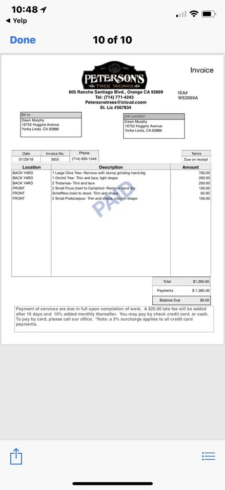 Top-rated landscape installation for beautiful yards in Orange, CA by Peterson's Tree Works
