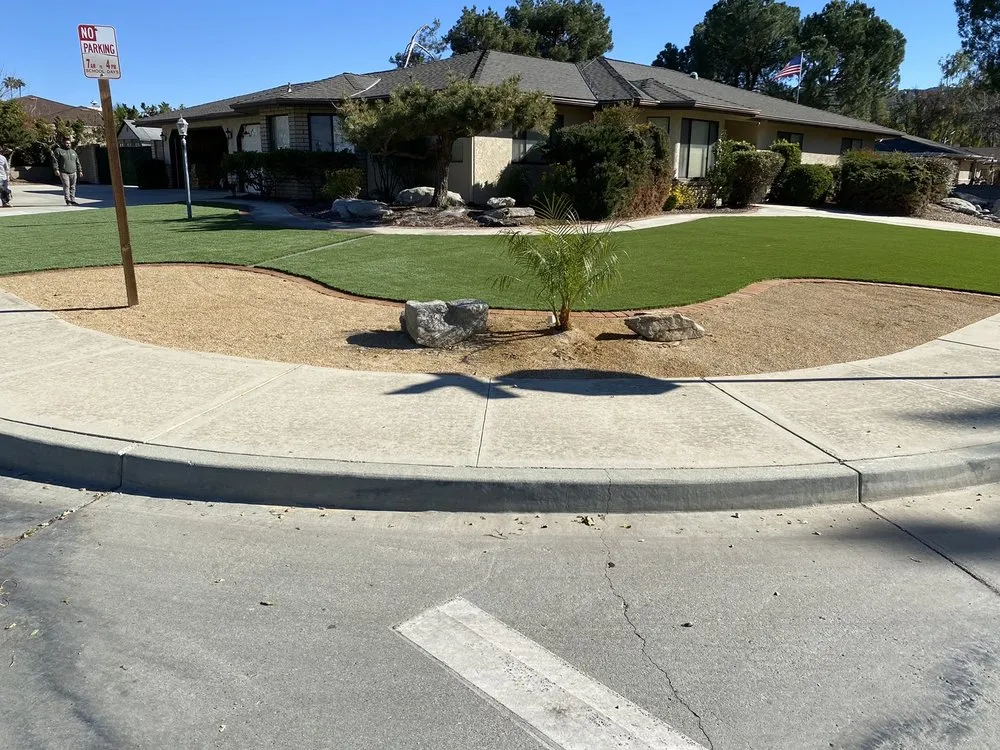 Expert lawn mowing service with custom design across Temecula, CA - Petes Landscape Construction