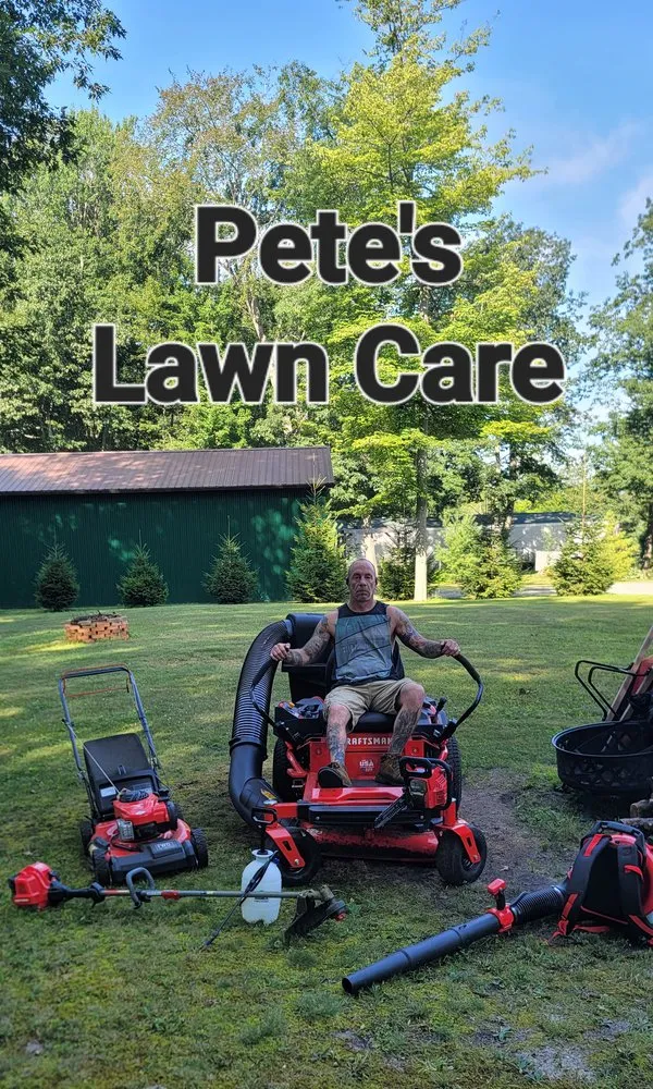 Local yard cleanup service in Au Gres, MI by Pete's Lawn Care