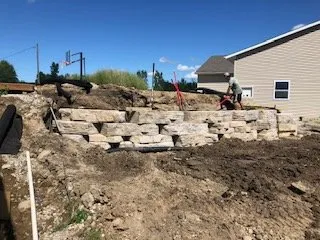 Custom garden landscaping for residential properties in Spring Lake, MI by Pete's Lawn Care