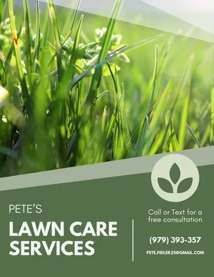 Pete’s Lawn Services Logo