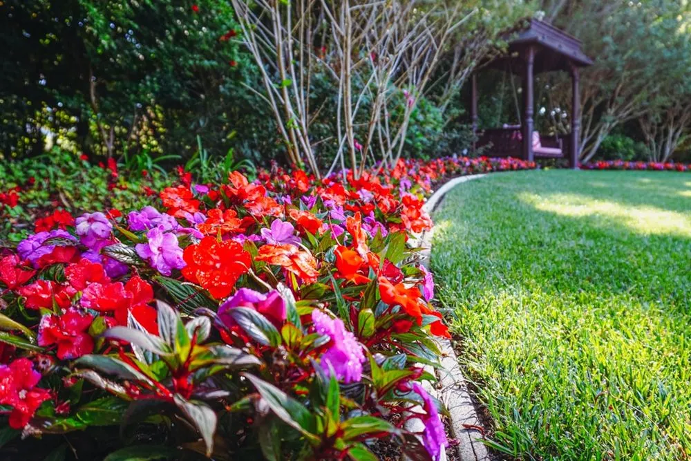 Local garden landscaping with custom design in Menlo Park, CA by Petrus Landscaping