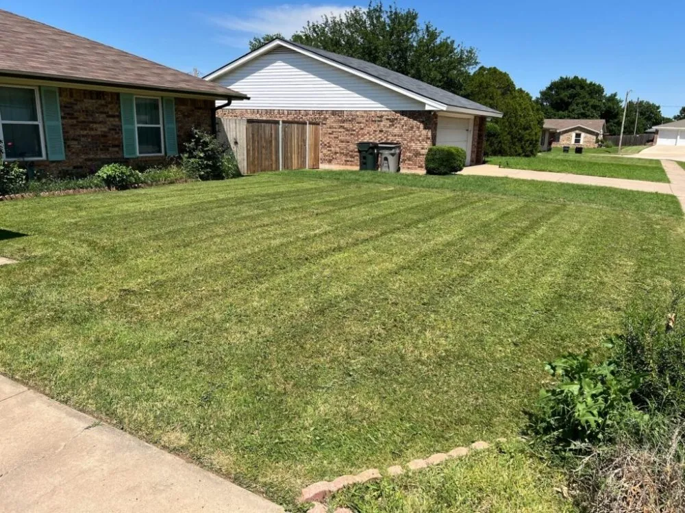 Expert lawn mowing service for year-round maintenance in Wichita Falls, TX by Pettie Boy'z Lawncare