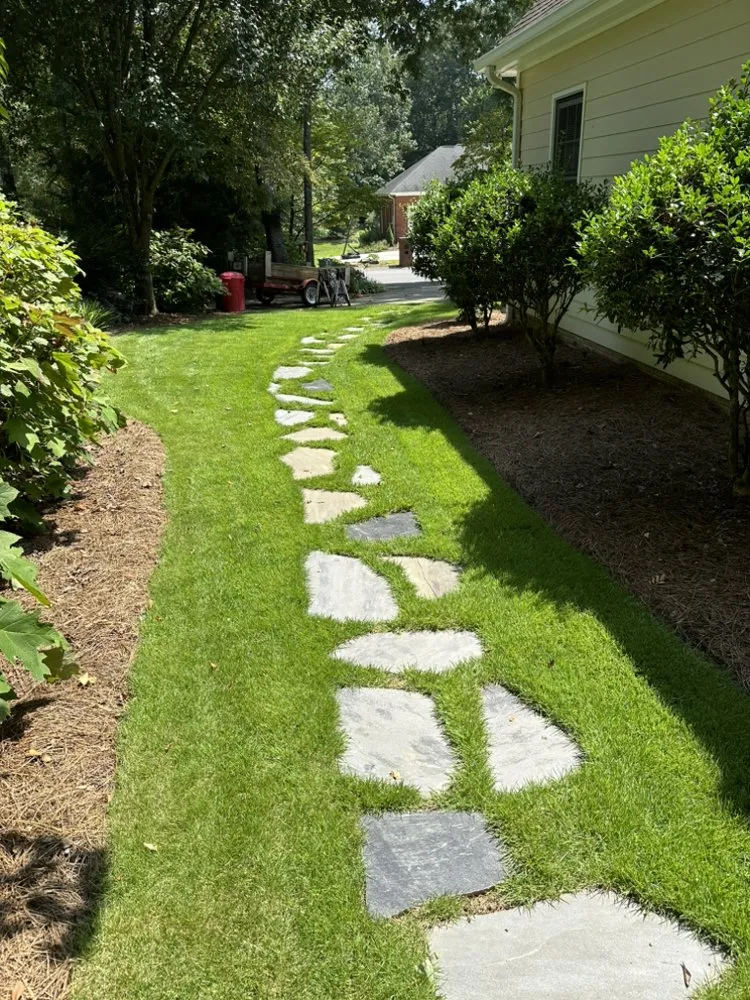 Custom residential landscaping for beautiful yards across Crandall, GA - Petty Landscape Design