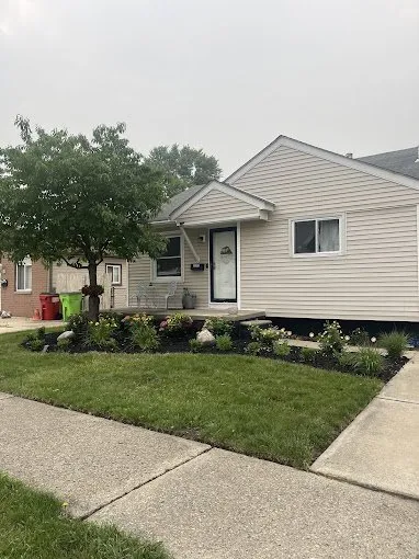 Custom landscape installation with custom design across Macomb, MI - Peytom Maintenance