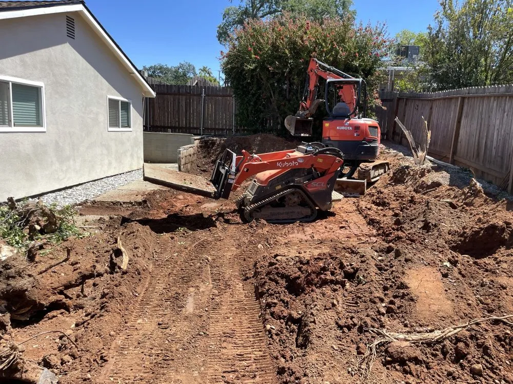 Custom landscape installation in Elverta, CA - Peyton Land Management