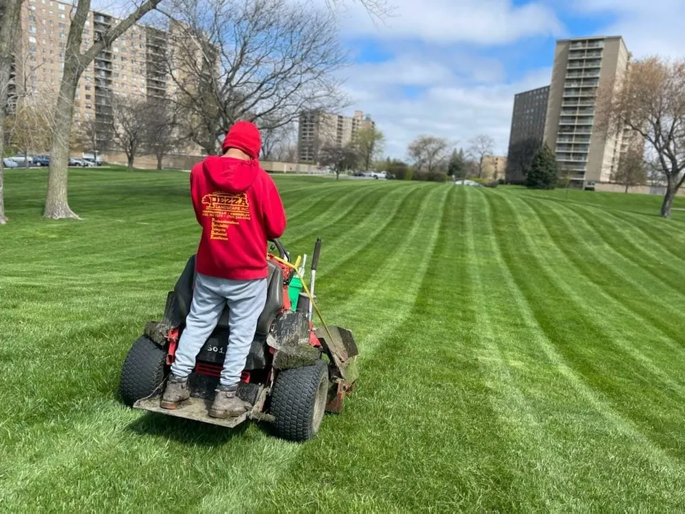 Custom garden landscaping near you in Warrenville, IL by Pezza Landscape