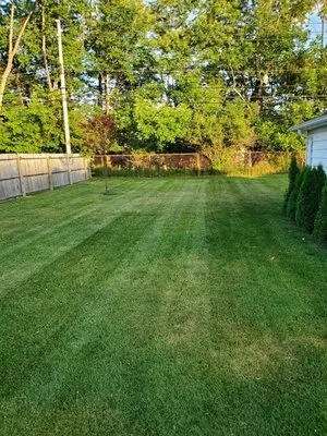 P&F Lawn Care Logo