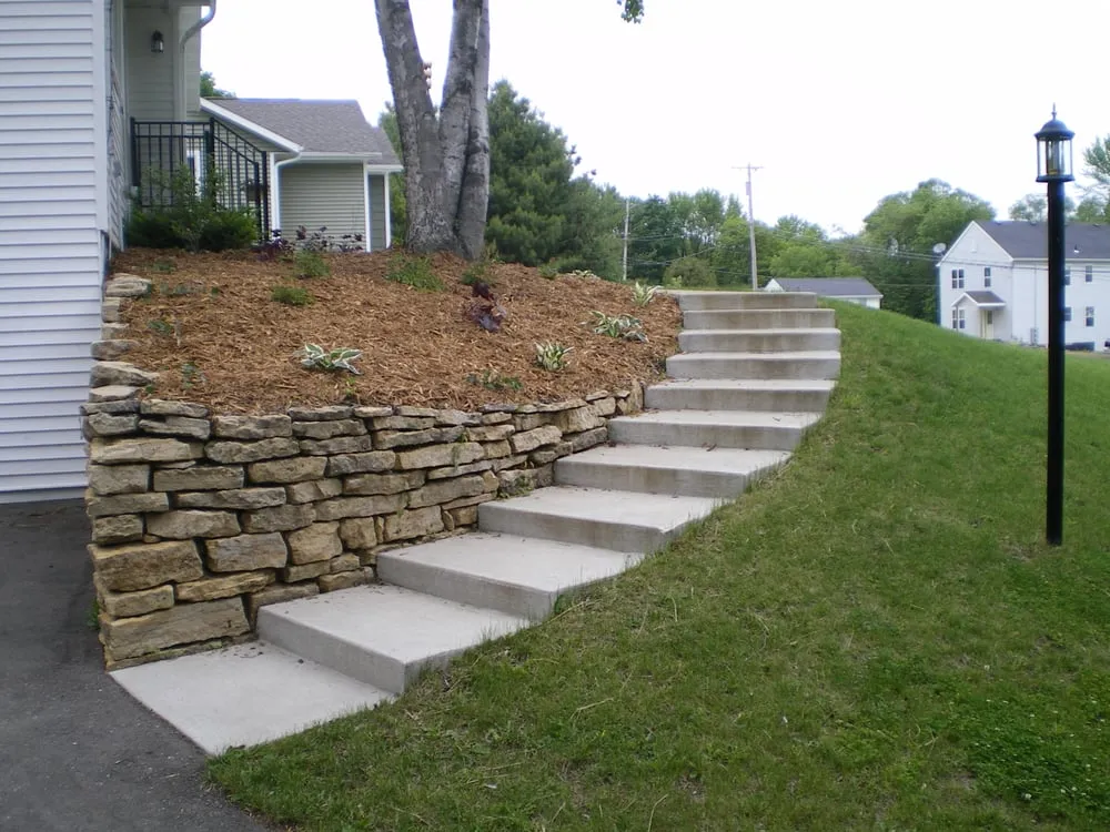 Custom landscape installation for year-round maintenance in Brooklyn, WI by PFD Property Maintenance