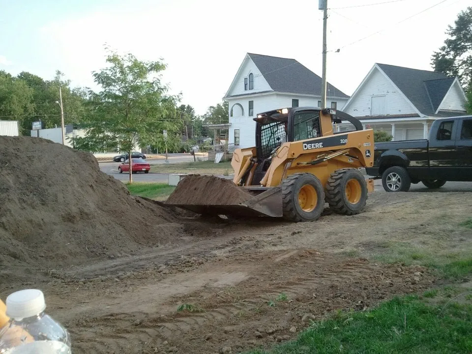 Local yard maintenance with custom design in Brooklyn, WI by PFD Property Maintenance