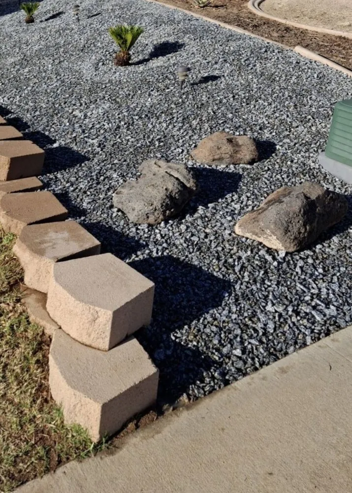 Custom outdoor landscaping with custom design in Moreno Valley, CA by PG Landscaping