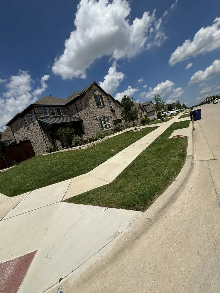 Local landscape installation in McKinney, TX by PG Lawn Care