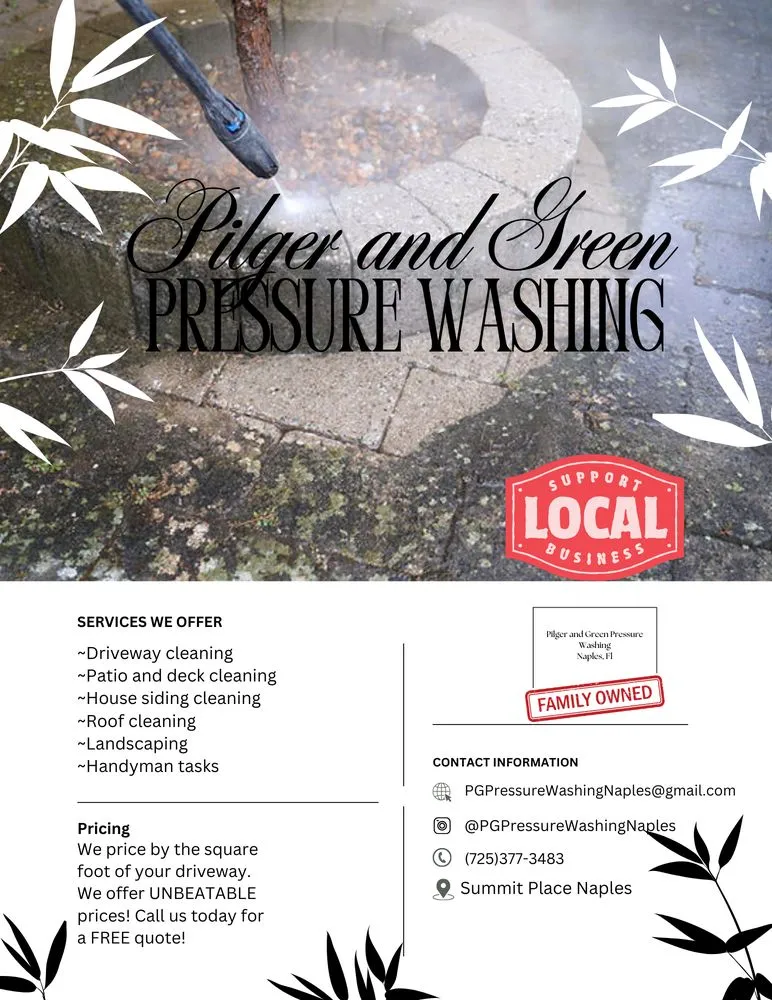 Custom garden landscaping in Naples, FL - P&G Pressure Washing