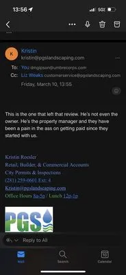 Pgs Landscaping Logo