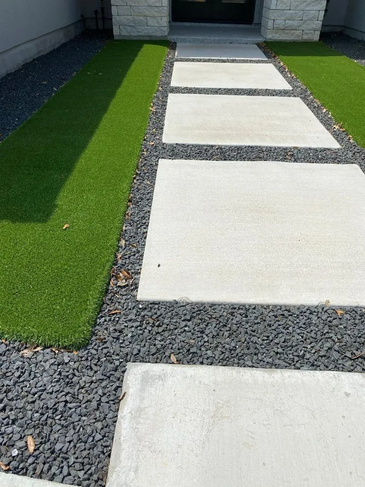 Reliable lawn mowing service with custom design in San Antonio, TX by PH Services