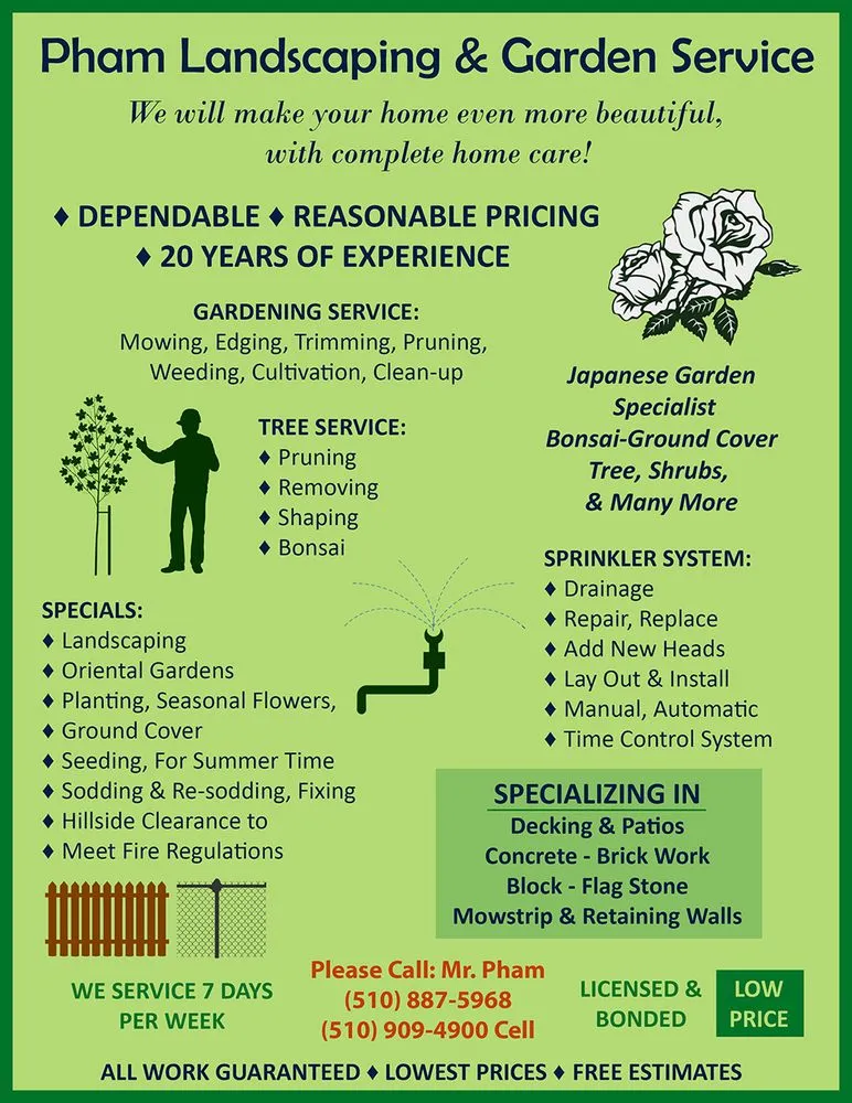 Professional yard cleanup service for outdoor upgrades across Hayward, CA - Pham Landscaping Service