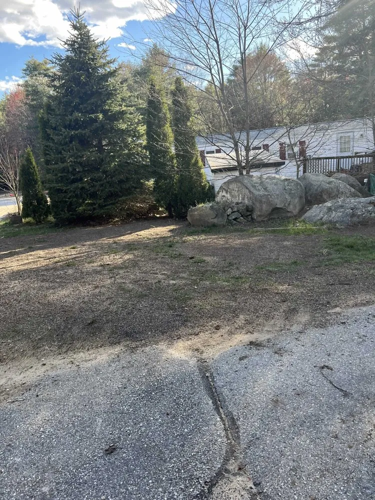 Custom yard cleanup service in Barnstead, NH by Phantom Acres