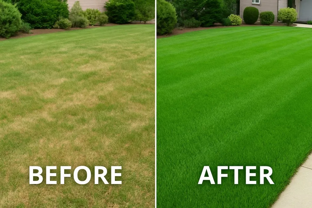 Professional lawn mowing service in Noblesville, IN by Phenoma Lawn