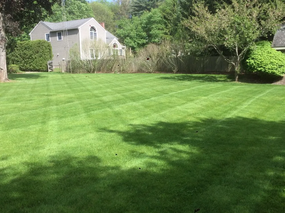 Custom lawn mowing service for outdoor upgrades across Newton, MA - Philip Jepsen & sons