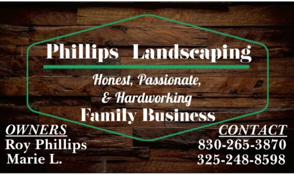 Professional lawn mowing service in Llano, TX by Phillips Landscaping