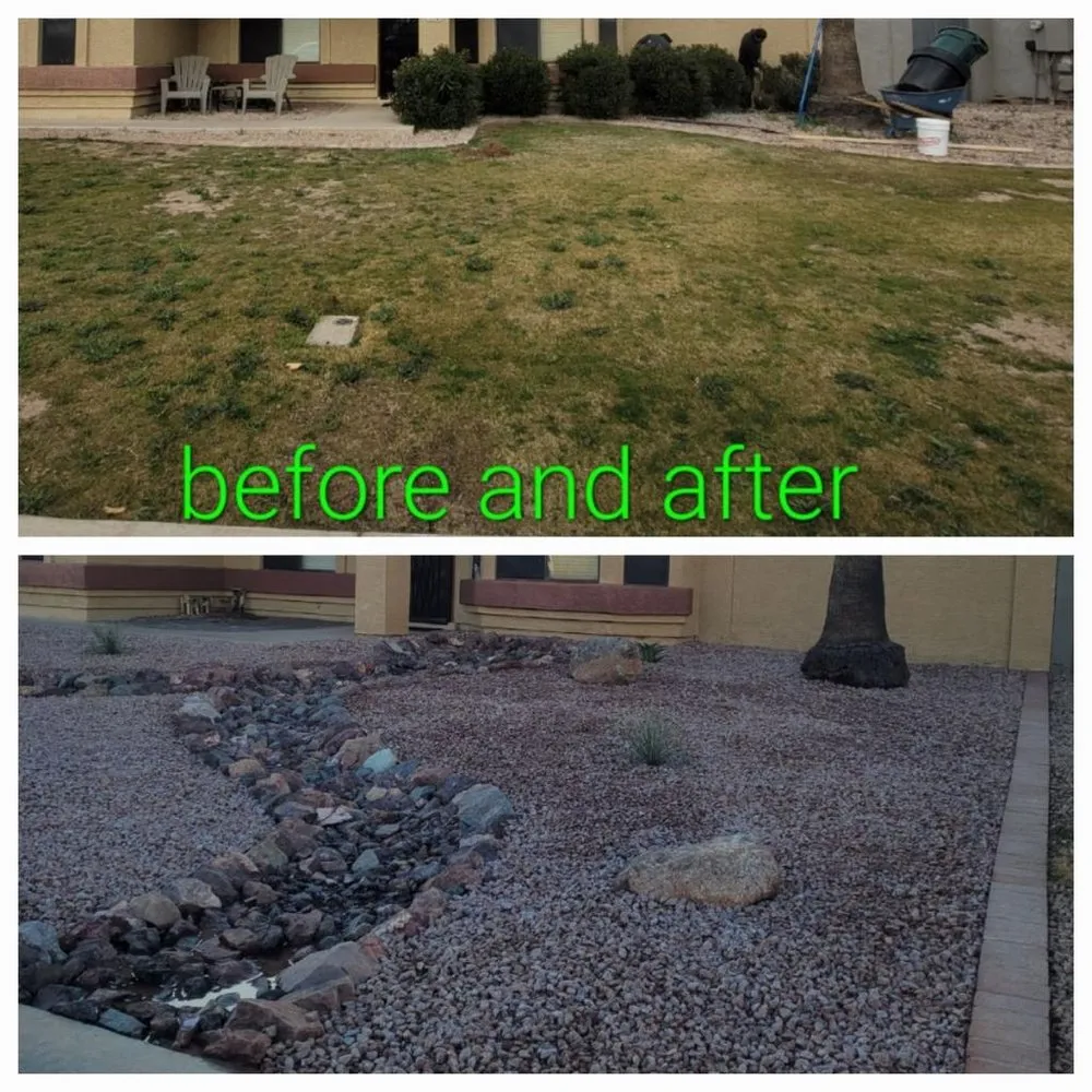 Top-rated residential landscaping in Chandler, AZ by Phillip's Landscaping Services
