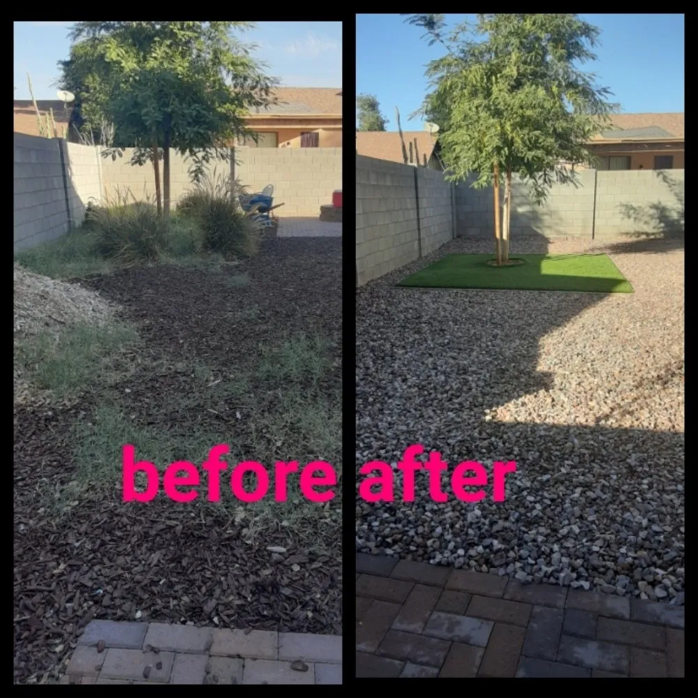 Custom landscape installation for residential properties across Chandler, AZ - Phillip's Landscaping Services