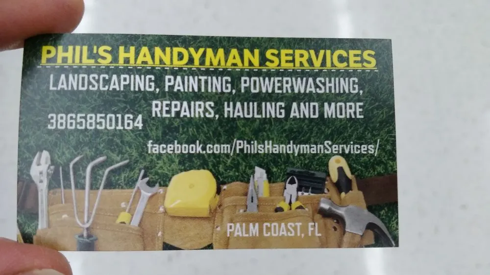 Custom landscape installation experts serving Palm Coast, FL - Phil's Handyman Services