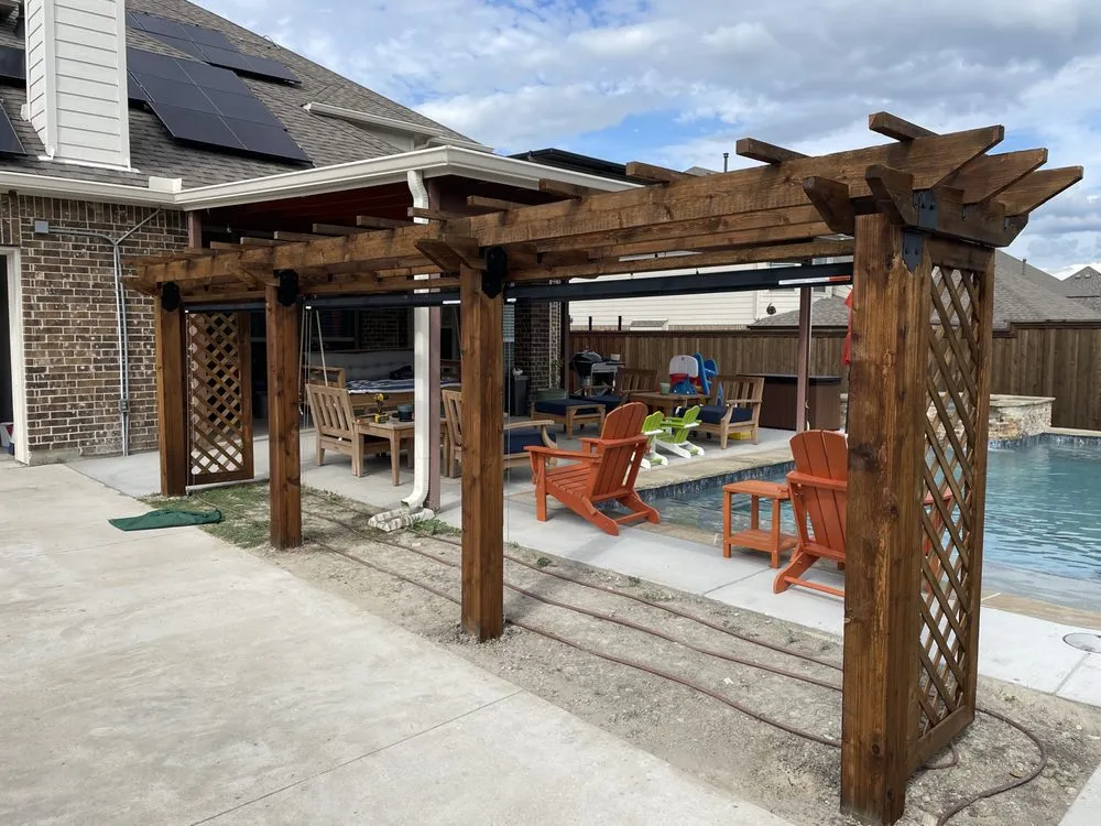 Custom garden landscaping for residential properties across Rockwall, TX - Phoenix Landscaping & Construction