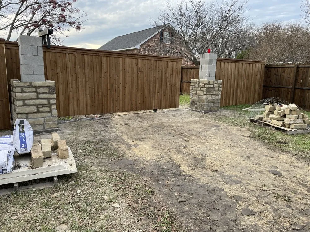 Custom garden landscaping for homes across Rockwall, TX - Phoenix Landscaping & Construction