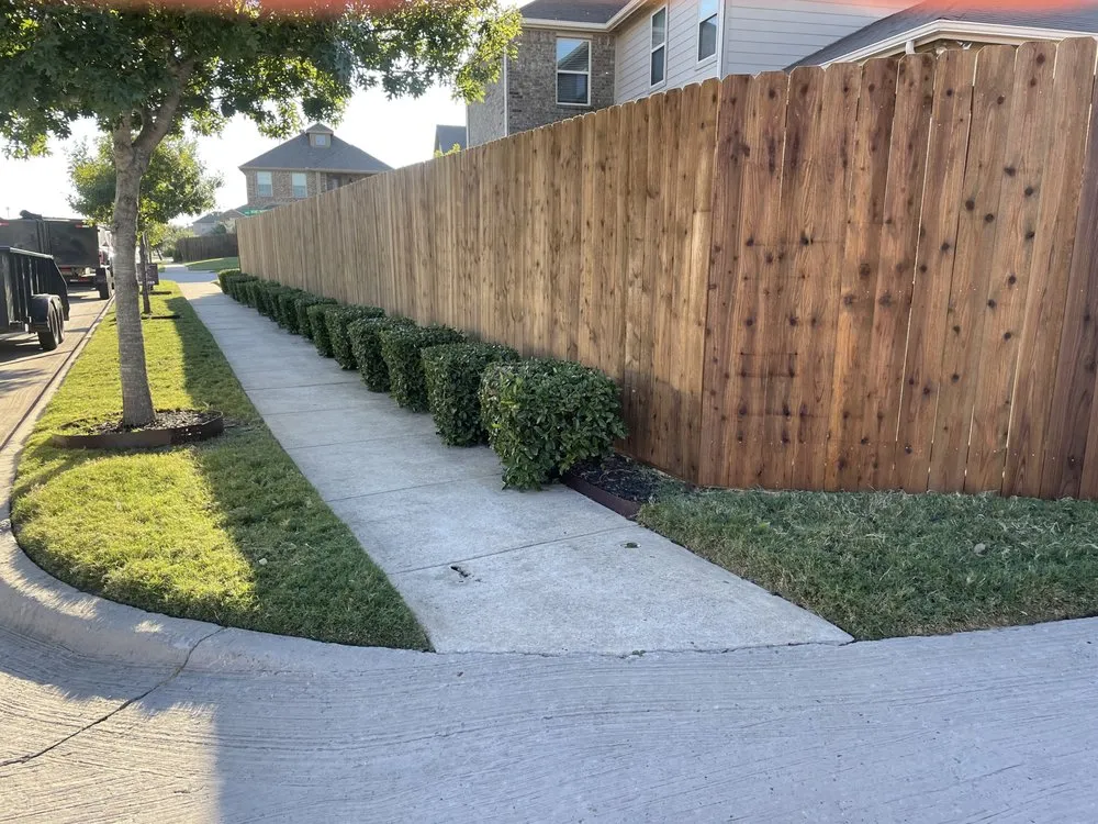 Professional landscape installation for outdoor upgrades in Rockwall, TX by Phoenix Landscaping & Construction