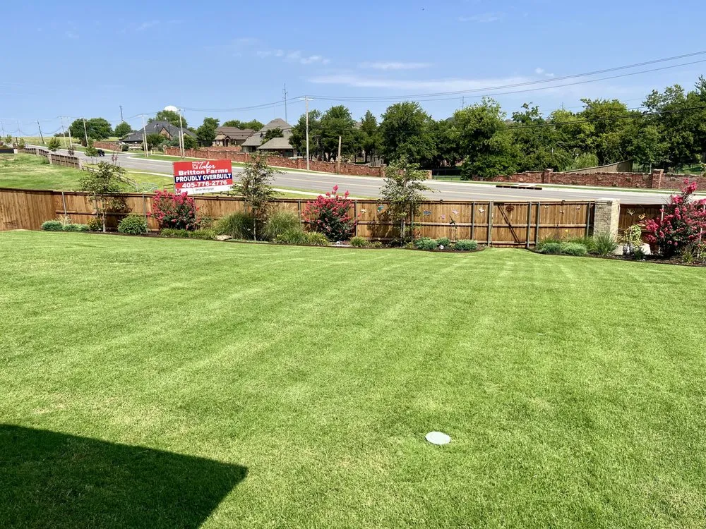 Custom garden landscaping in Oklahoma City, OK by Phoenix Lawn & Pest