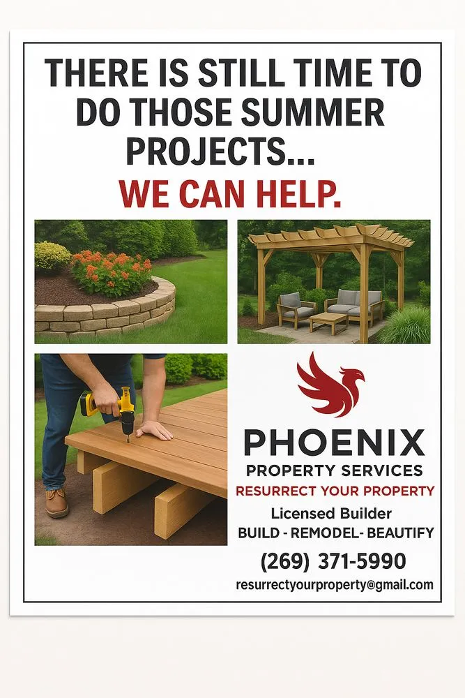 Local garden landscaping experts serving Battle Creek, MI - Phoenix Property Services