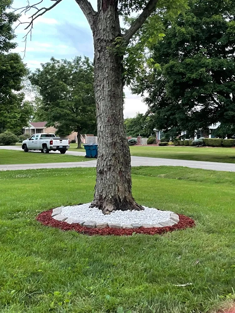 Custom landscape installation in Taylorsville, KY by Phoenix Property Solutions