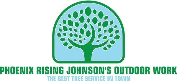 Phoenix Rising Johnson's Outdoor Work Logo