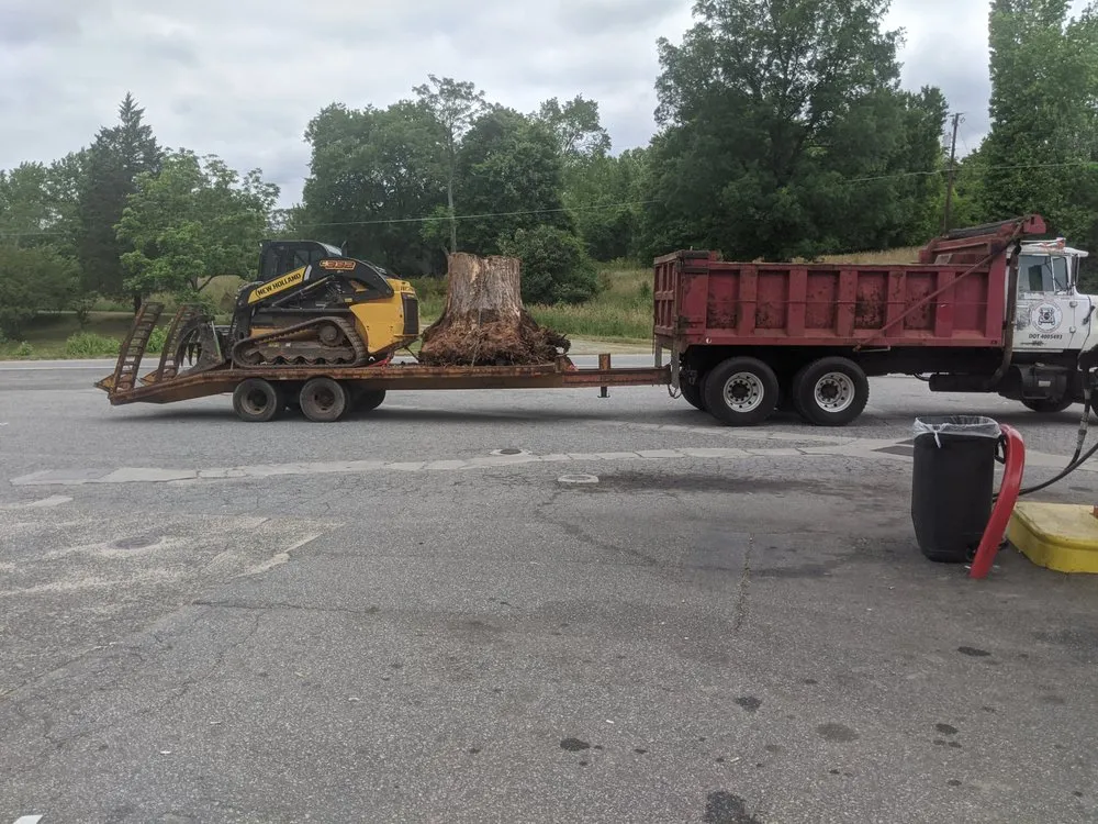 Reliable yard cleanup service for residential properties in Walkertown, NC by Phoenix Trucking and Site Development