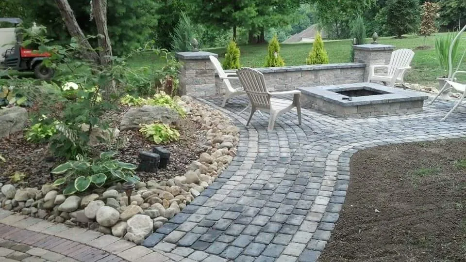 Local outdoor landscaping in Trafford, PA by Phs Hardscapes