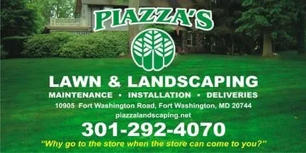 Professional landscape installation in Fort Washington, MD by Piazza Lawn & Landscaping